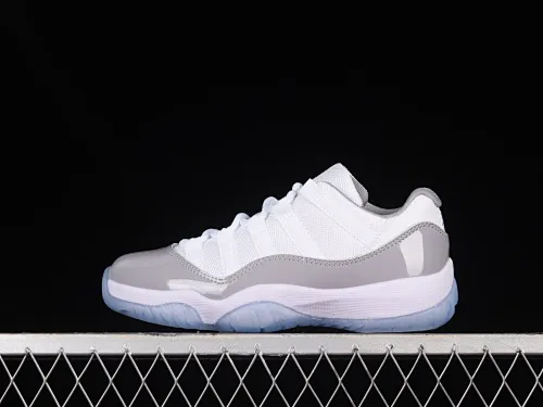 All categories Air Jordan Jordan series basketball shoes Air Jordan 11 Air Jordan AJ11 Low "Cement Grey" AJ11 Joe 11 cool gray 2.0 low-top basketball shoes AV2187-140
